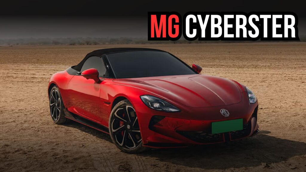 MG Cyberster: India's First Electric Sports Car Revolution