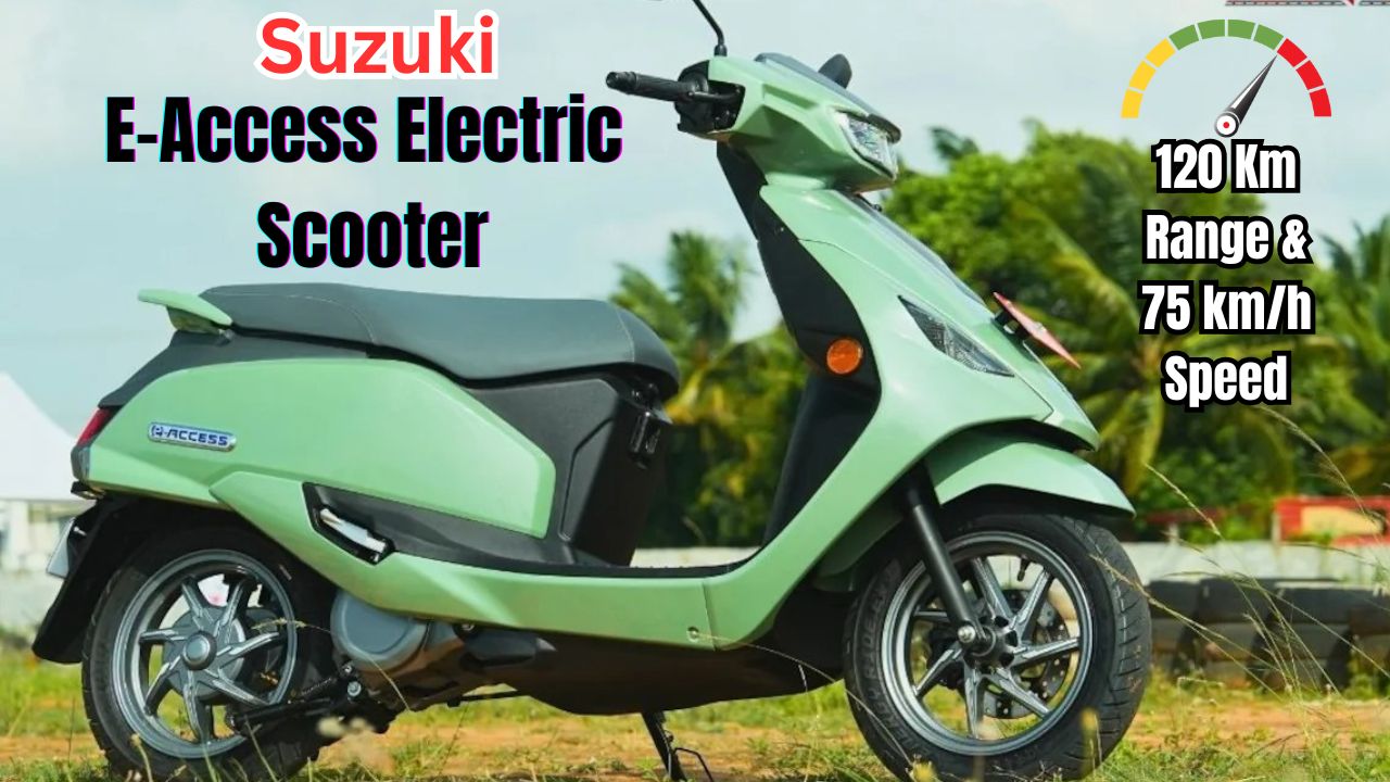 Suzuki E-Access Electric Scooter: Affordable, Eco-Friendly, and Packed with Features